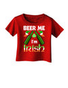 Beer Me I'm Irish Infant T-Shirt Dark-Infant T-Shirt-TooLoud-Red-06-Months-Davson Sales