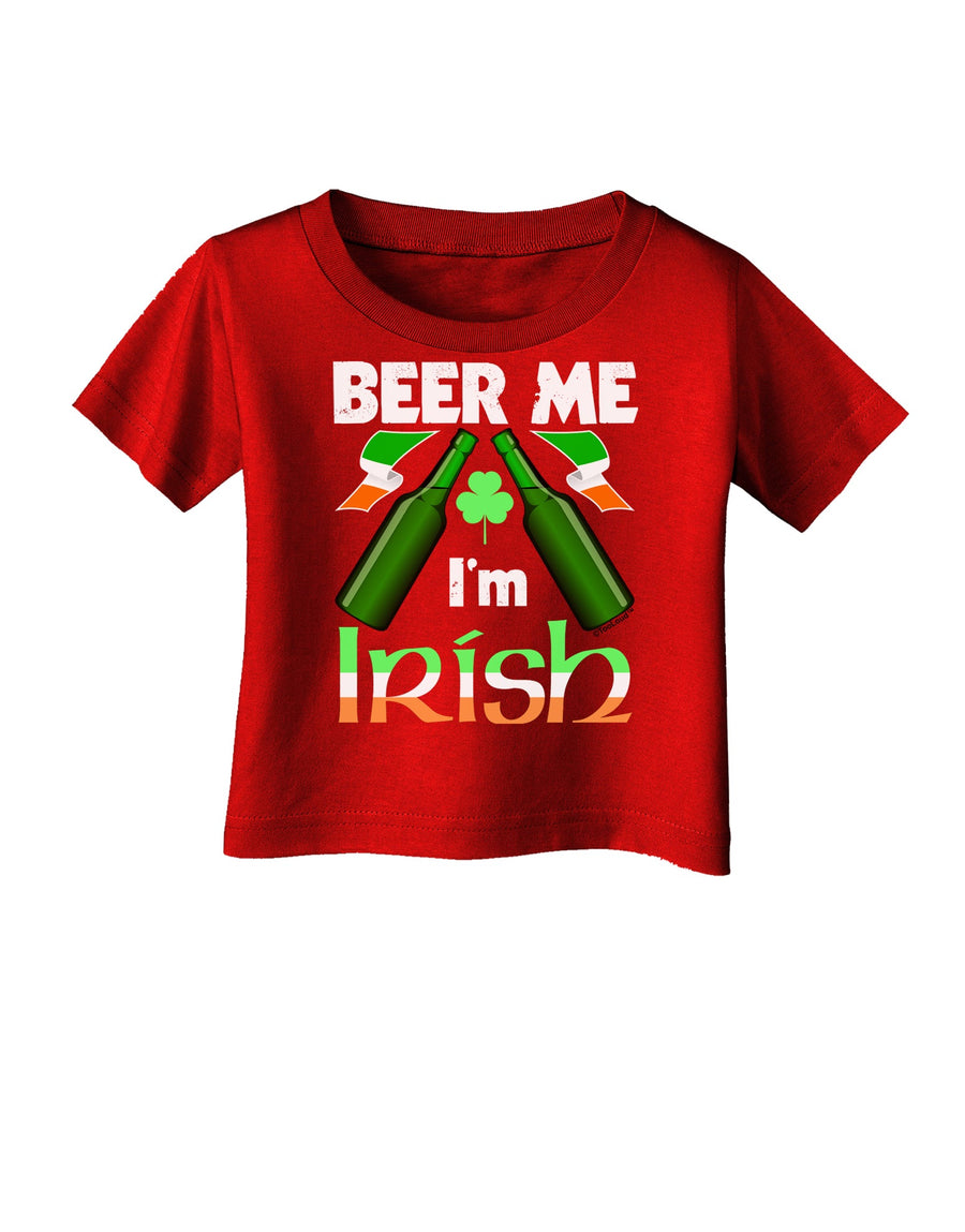 Beer Me I'm Irish Infant T-Shirt Dark-Infant T-Shirt-TooLoud-Black-06-Months-Davson Sales