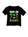 Beer Me I'm Irish Infant T-Shirt Dark-Infant T-Shirt-TooLoud-Black-06-Months-Davson Sales