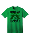 Beer Me I'm Irish - Premium Adult T-Shirt for Celebratory Occasions-Mens T-shirts-TooLoud-Kelly-Green-Small-Davson Sales