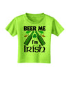 Beer Me I'm Irish Toddler T-Shirt-Toddler T-Shirt-TooLoud-Lime-Green-2T-Davson Sales