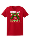 Beer Me I'm Irish Womens Dark T-Shirt-TooLoud-Red-X-Small-Davson Sales