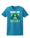 Beer Me I'm Irish Womens Dark T-Shirt-TooLoud-Turquoise-X-Small-Davson Sales