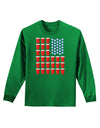 Beer Pong Flag Adult Long Sleeve Dark T-Shirt-TooLoud-Kelly-Green-Small-Davson Sales