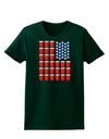 Beer Pong Flag Womens Dark T-Shirt-TooLoud-Forest-Green-Small-Davson Sales