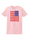 Beer Pong Flag Womens T-Shirt-Womens T-Shirt-TooLoud-PalePink-X-Small-Davson Sales