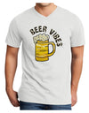 Beer Vibes Adult V-Neck T-shirt-Mens V-Neck T-Shirt-TooLoud-White-Small-Davson Sales