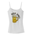 Beer Vibes Dark Womens V-Neck Dark T-Shirt-Womens V-Neck T-Shirts-TooLoud-White-Small-Davson Sales