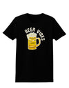 Beer Vibes Womens Dark T-Shirt-Womens T-Shirt-TooLoud-Black-X-Small-Davson Sales