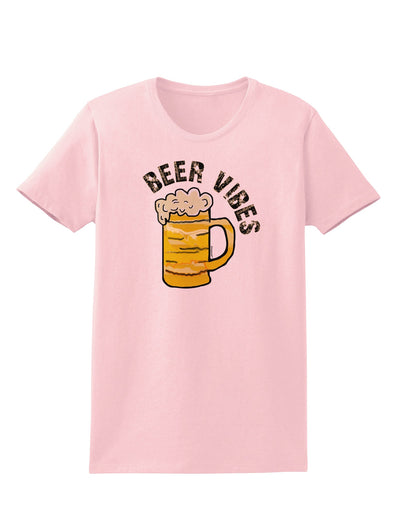 Beer Vibes Womens T-Shirt-Womens T-Shirt-TooLoud-PalePink-X-Small-Davson Sales