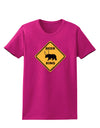 Beer Xing Womens Dark T-Shirt-TooLoud-Hot-Pink-Small-Davson Sales