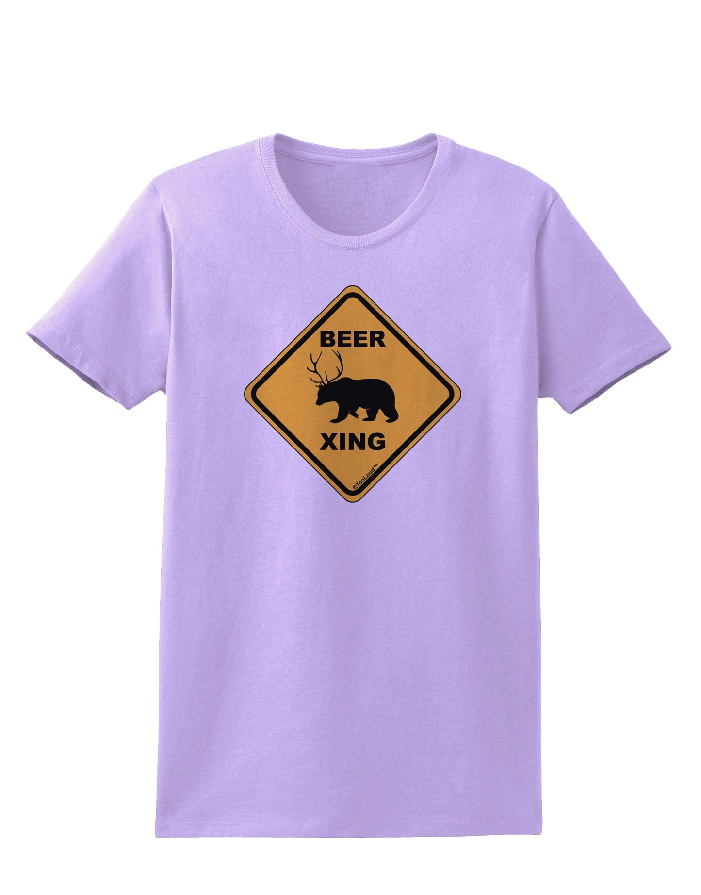 Beer Xing Womens T-Shirt-Womens T-Shirt-TooLoud-Lavender-X-Small-Davson Sales