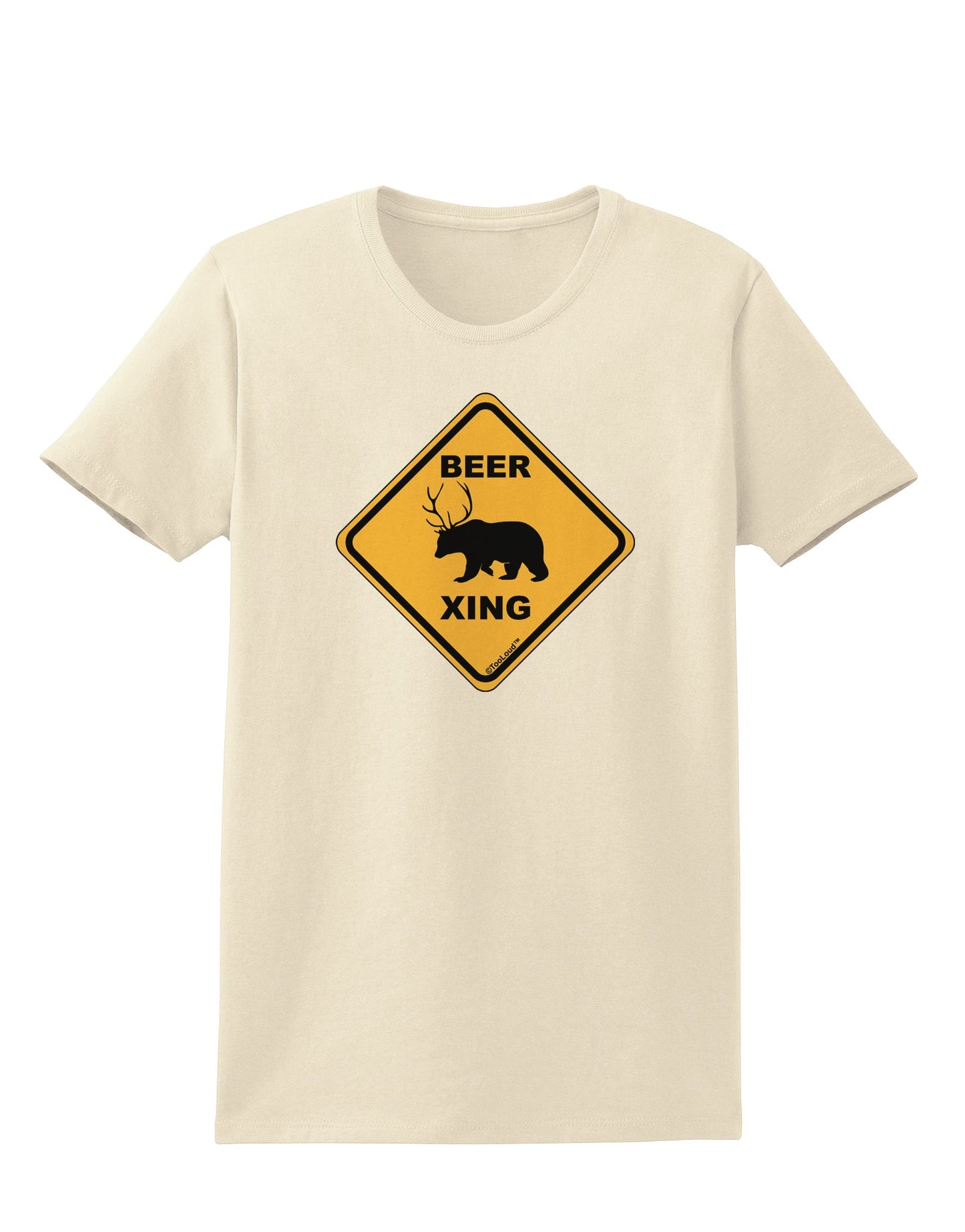 Beer Xing Womens T-Shirt-Womens T-Shirt-TooLoud-Natural-X-Small-Davson Sales