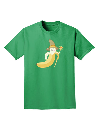 Ben Banana Wizard - Cute Fruit Halloween Adult Dark T-Shirt-Mens T-Shirt-TooLoud-Kelly-Green-Small-Davson Sales