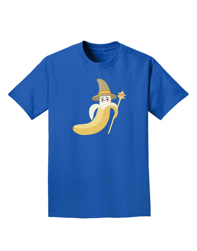 Ben Banana Wizard - Cute Fruit Halloween Adult Dark T-Shirt-Mens T-Shirt-TooLoud-Royal-Blue-Small-Davson Sales