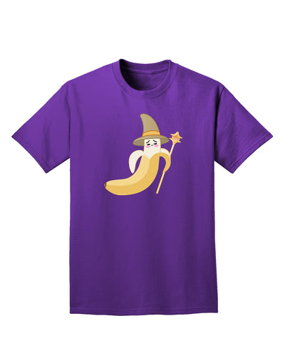 Ben Banana Wizard - Cute Fruit Halloween Adult Dark T-Shirt-Mens T-Shirt-TooLoud-Purple-Small-Davson Sales