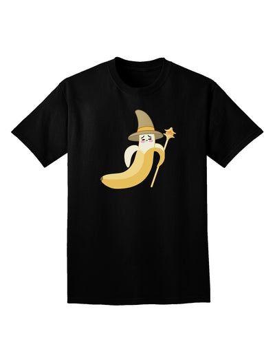 Ben Banana Wizard - Cute Fruit Halloween Adult Dark V-Neck T-Shirt-Mens V-Neck T-Shirt-TooLoud-Black-Small-Davson Sales