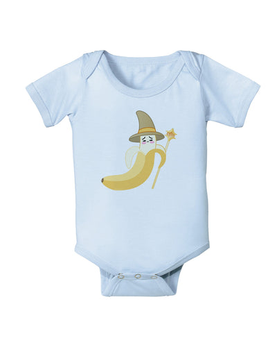 Ben Banana Wizard - Cute Fruit Halloween Baby Romper Bodysuit-Baby Romper-TooLoud-Light-Blue-06-Months-Davson Sales