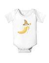 Ben Banana Wizard - Cute Fruit Halloween Baby Romper Bodysuit-Baby Romper-TooLoud-White-06-Months-Davson Sales