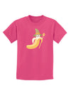 Ben Banana Wizard - Cute Fruit Halloween Childrens Dark T-Shirt-Childrens T-Shirt-TooLoud-Sangria-X-Small-Davson Sales