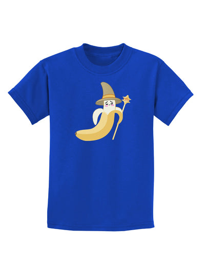 Ben Banana Wizard - Cute Fruit Halloween Childrens Dark T-Shirt-Childrens T-Shirt-TooLoud-Royal-Blue-X-Small-Davson Sales