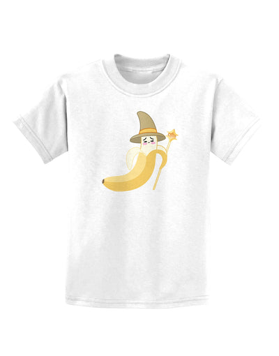 Ben Banana Wizard - Cute Fruit Halloween Childrens T-Shirt-Childrens T-Shirt-TooLoud-White-X-Small-Davson Sales