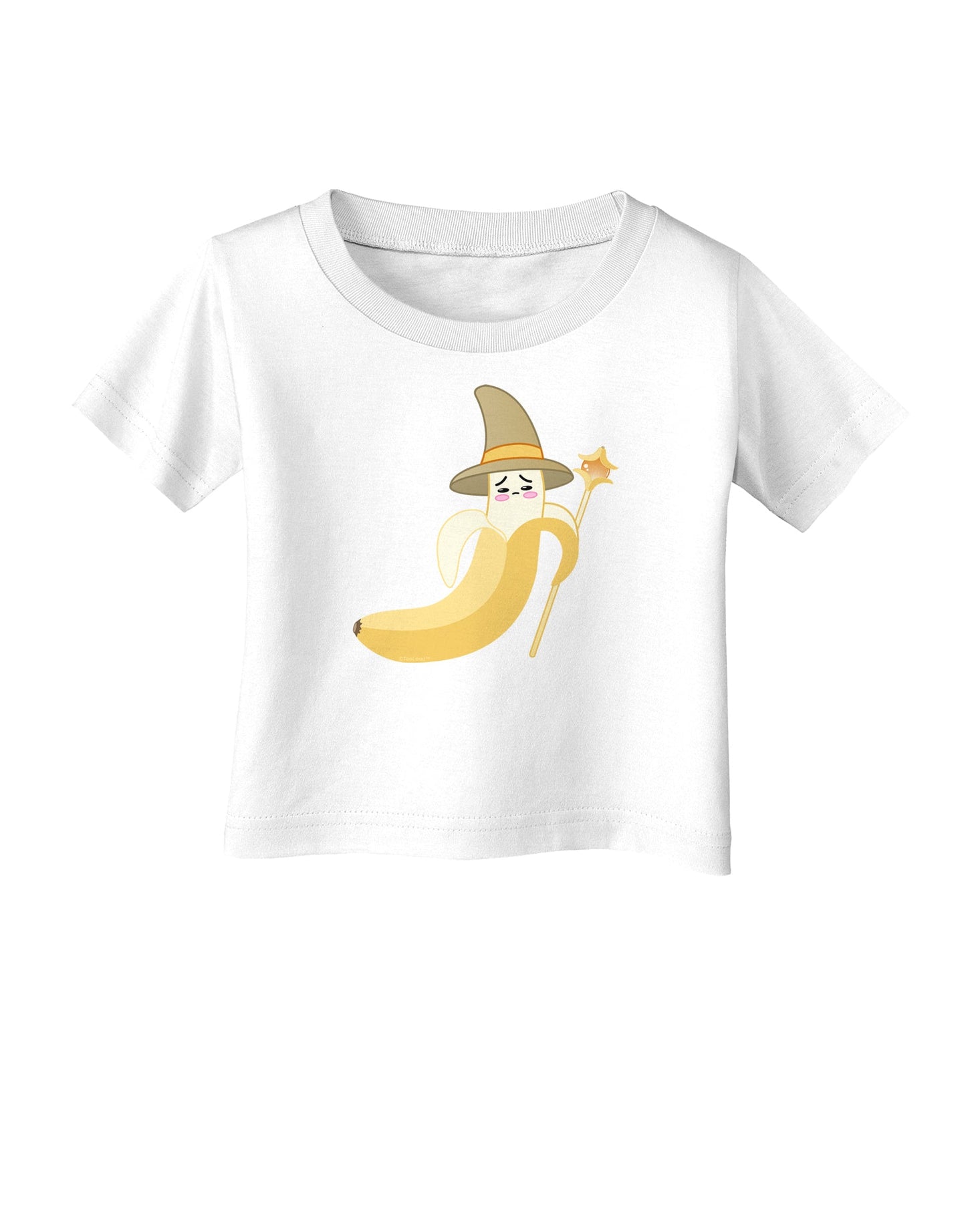 Ben Banana Wizard - Cute Fruit Halloween Infant T-Shirt-Infant T-Shirt-TooLoud-White-06-Months-Davson Sales