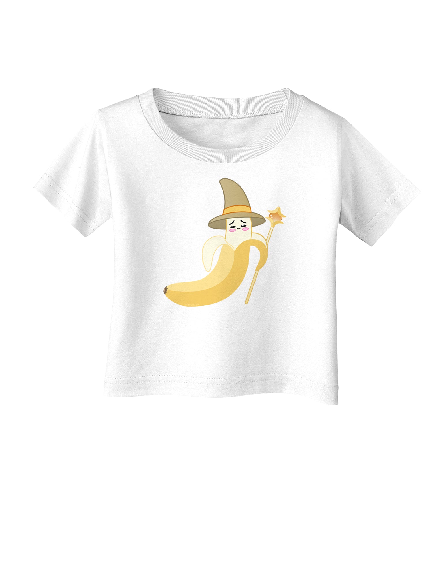 Ben Banana Wizard - Cute Fruit Halloween Infant T-Shirt-Infant T-Shirt-TooLoud-White-06-Months-Davson Sales