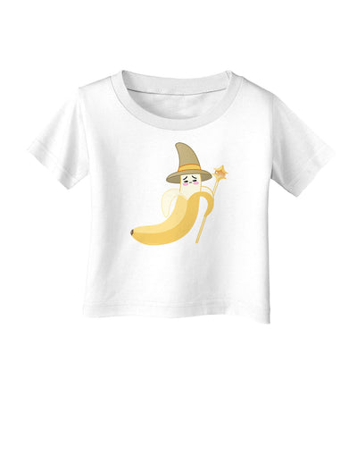 Ben Banana Wizard - Cute Fruit Halloween Infant T-Shirt-Infant T-Shirt-TooLoud-White-06-Months-Davson Sales