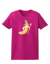 Ben Banana Wizard - Cute Fruit Halloween Womens Dark T-Shirt-Womens T-Shirt-TooLoud-Hot-Pink-Small-Davson Sales