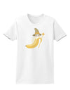 Ben Banana Wizard - Cute Fruit Halloween Womens T-Shirt-Womens T-Shirt-TooLoud-White-X-Small-Davson Sales