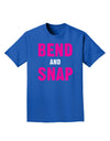 Bend and Snap Pink Text Adult Dark T-Shirt-Mens T-Shirt-TooLoud-Royal-Blue-Small-Davson Sales