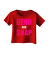 Bend and Snap Pink Text Infant T-Shirt Dark-Infant T-Shirt-TooLoud-Clover-Green-06-Months-Davson Sales