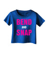 Bend and Snap Pink Text Infant T-Shirt Dark-Infant T-Shirt-TooLoud-Red-06-Months-Davson Sales