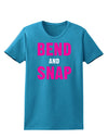 Bend and Snap Pink Text Womens Dark T-Shirt-TooLoud-Turquoise-X-Small-Davson Sales