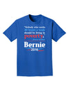 Bernie on Jobs and Poverty Adult Dark T-Shirt-Mens T-Shirt-TooLoud-Royal-Blue-Small-Davson Sales
