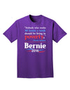 Bernie on Jobs and Poverty Adult Dark T-Shirt-Mens T-Shirt-TooLoud-Purple-Small-Davson Sales