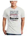 Bernie on Jobs and Poverty Adult V-Neck T-shirt-Mens V-Neck T-Shirt-TooLoud-White-Small-Davson Sales