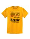Bernie on Jobs and Poverty Childrens T-Shirt-Childrens T-Shirt-TooLoud-Gold-X-Small-Davson Sales