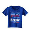 Bernie on Jobs and Poverty Toddler T-Shirt Dark-Toddler T-Shirt-TooLoud-Royal-Blue-2T-Davson Sales