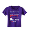 Bernie on Jobs and Poverty Toddler T-Shirt Dark-Toddler T-Shirt-TooLoud-Purple-2T-Davson Sales