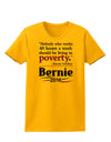 Bernie on Jobs and Poverty Womens T-Shirt-Womens T-Shirt-TooLoud-Gold-X-Small-Davson Sales