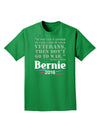 Bernie on Veterans and War Adult Dark T-Shirt-Mens T-Shirt-TooLoud-Kelly-Green-Small-Davson Sales