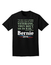 Bernie on Veterans and War Adult Dark T-Shirt-Mens T-Shirt-TooLoud-Black-Small-Davson Sales