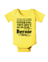 Bernie on Veterans and War Baby Romper Bodysuit-Baby Romper-TooLoud-Yellow-06-Months-Davson Sales