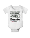 Bernie on Veterans and War Baby Romper Bodysuit-Baby Romper-TooLoud-White-06-Months-Davson Sales