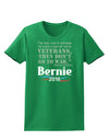 Bernie on Veterans and War Womens Dark T-Shirt-TooLoud-Kelly-Green-X-Small-Davson Sales