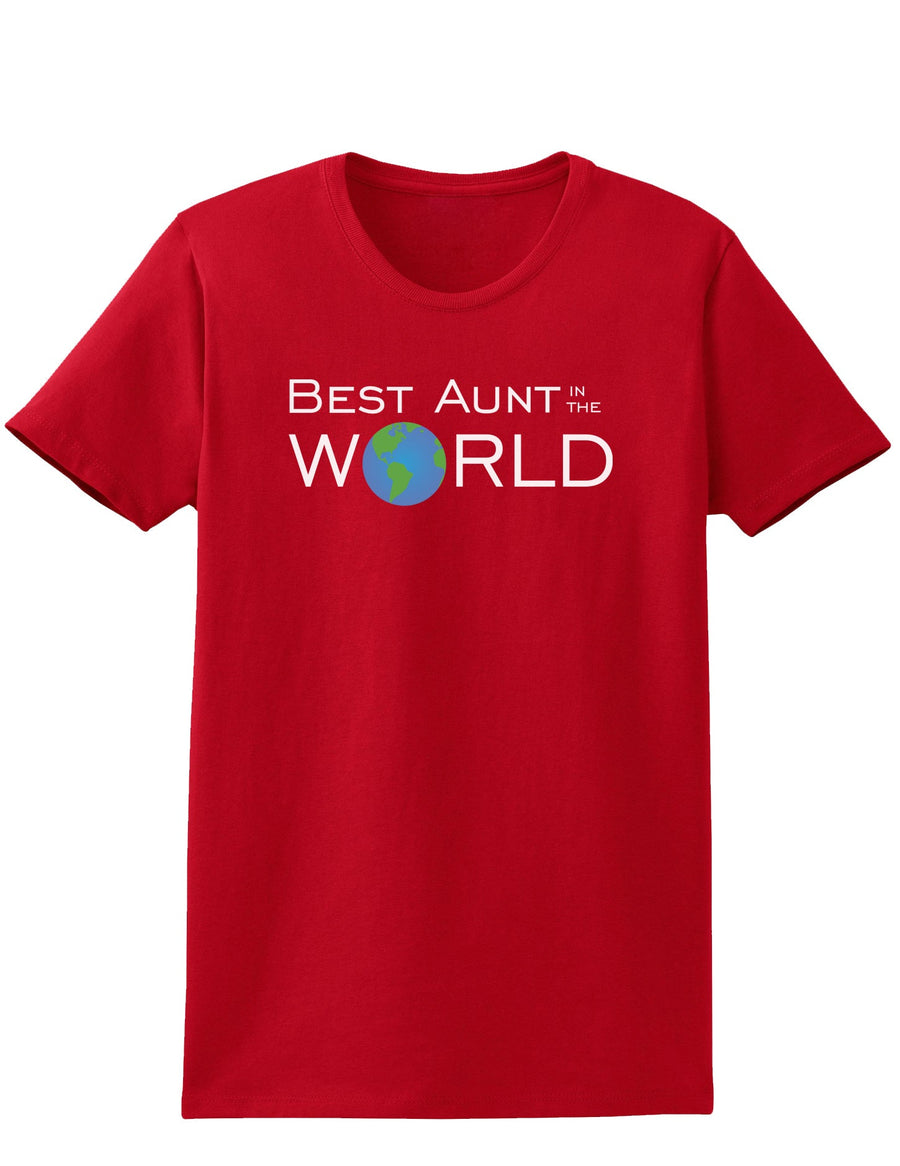 Best Aunt in the World Womens Dark T-Shirt-TooLoud-Black-X-Small-Davson Sales