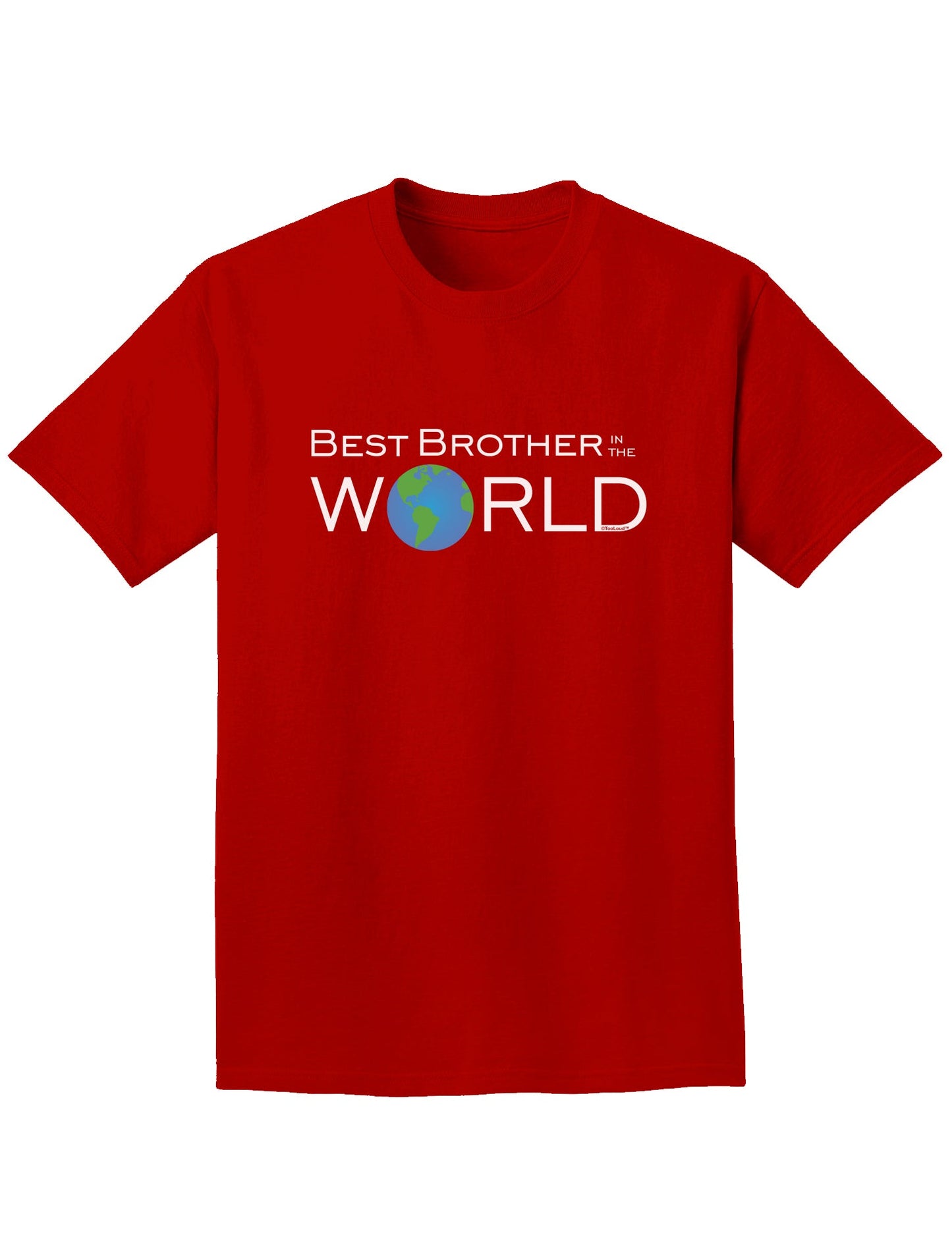Best Brother in the World Adult Dark T-Shirt-Mens T-Shirt-TooLoud-Red-Small-Davson Sales