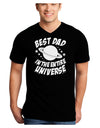 Best Dad in the Entire Universe Adult Dark V-Neck T-Shirt-Mens V-Neck T-Shirt-TooLoud-Black-Small-Davson Sales